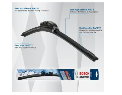 Bosch Clear Advantage Wiper Blade 18 Inch Honda City(199801--200310), City(199802--200310), City(200008--200310)(P), Civic (New), - 3397016578 Bosch
