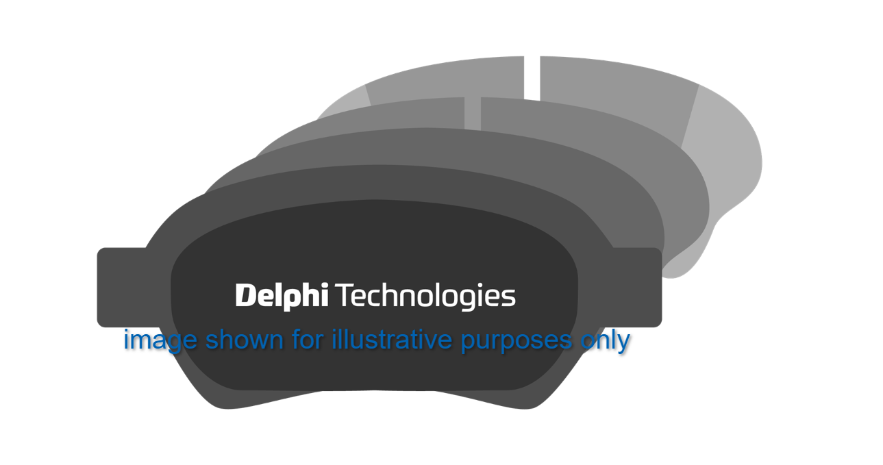 Delphi Front Brake Pads - Datsun Go/Go+ - LP3507 Delphi