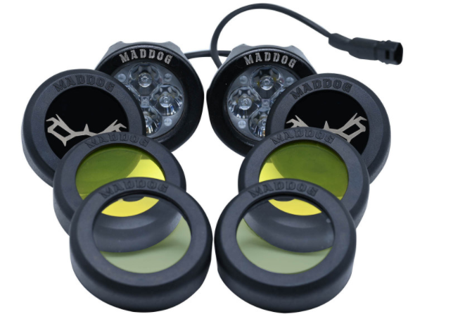 Maddog Light filters for Scout/ScoutX - 3 pairs of filters - 2 pairs of filter holders Maddog