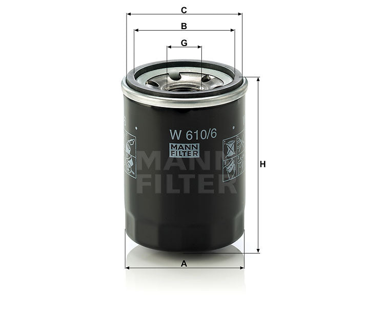 MANN Oil Filter - Honda (All Petrol Engines) - WL7134 MANN