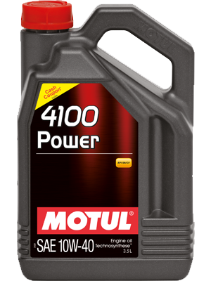 Motul 4100 Power 10W-40 (Technosynthese) Passenger Car Oil 3.5L Universal Motul