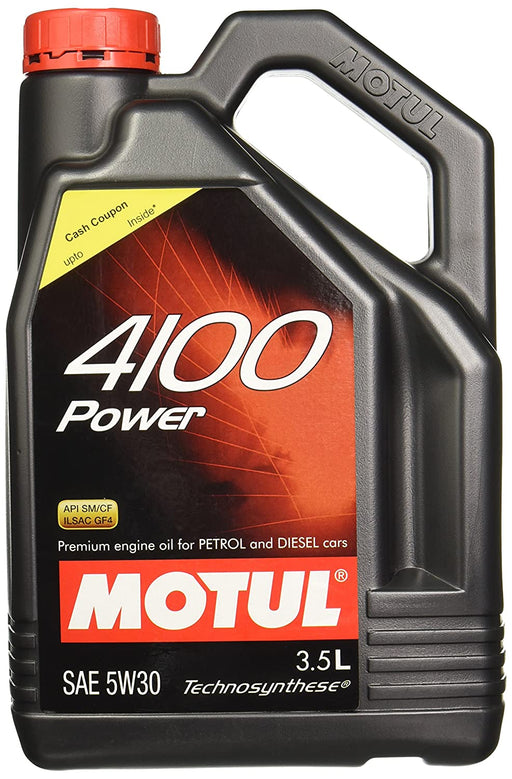 Motul 4100 Power 5W-30 (Technosynthese) Passenger Car Oil 3.5L Universal Motul