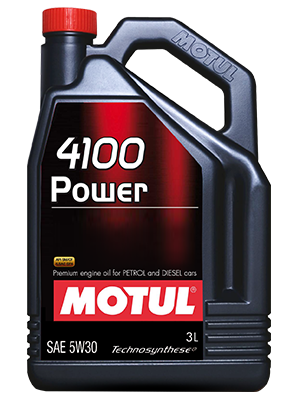 Motul 4100 Power 5W-30 (Technosynthese) Passenger Car Oil 3L Universal Motul