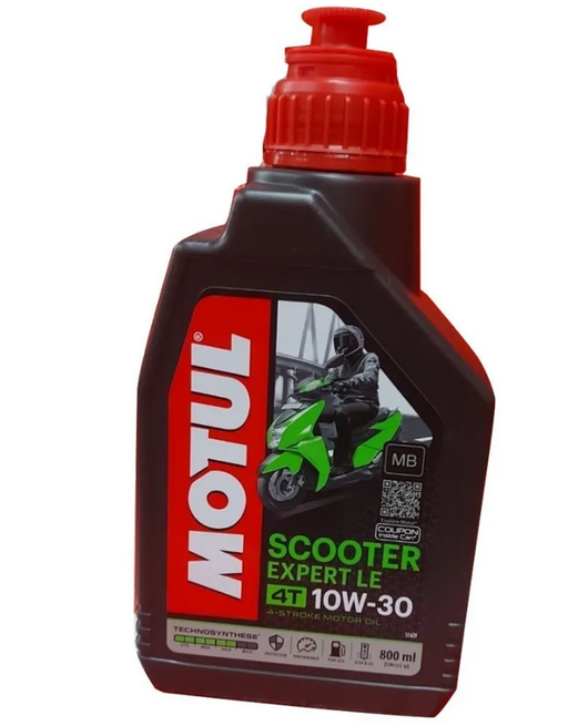 Motul Scooter Expert LE 10W-30 (Technosynthese) Two Wheeler Engine Oil 800ml