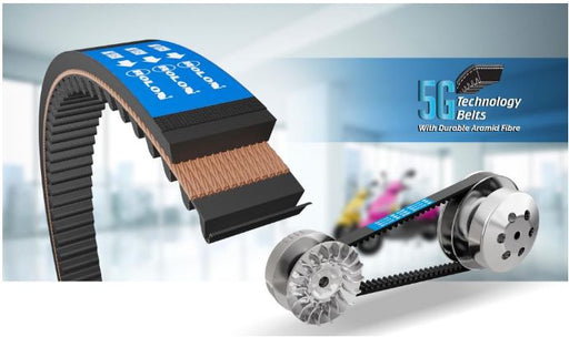 Rolon 5G Technology Belts - Honda/Hero Activa (HET), Aviator (HET), i, 3G, 4G, 5G (HET),Navi (HET),Cliq (HET) (Year 2013 Model Onwards) - CCV 750 Rolon
