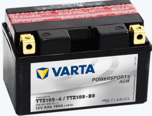 Varta  Powersports Batteries TTZ10S-BS 8AH 150CCA  Varta