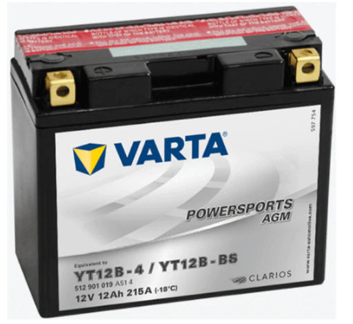 Varta  Powersports Batteries YT12B-BS-12AH-215CCA  Varta