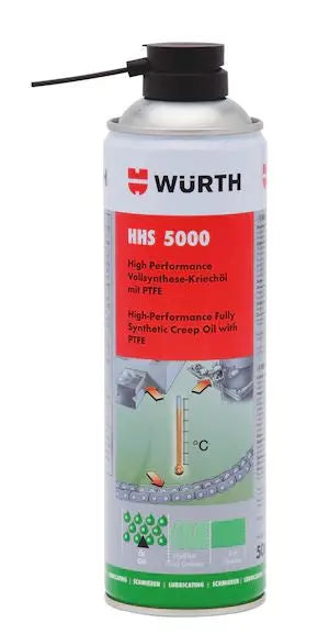 Wurth Synthetic Adhesive Lubricant HHS 5000 500 ml Universal
